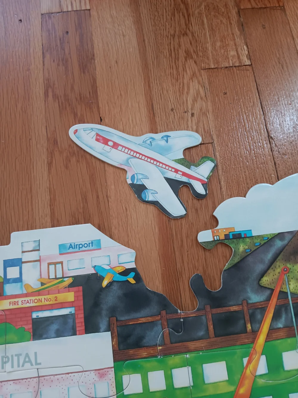 Community City Floor Puzzle  - Colorful Kids Toy